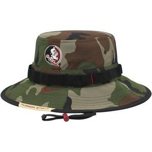 Nike Florida State Seminoles Camo Dry Football Sideline Bucket Boonie Hat
